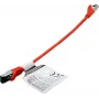 IT-BUDGET Premium Cat.8.1 S/FTP tinklo kabelis, grynas varis, 26 AWG, 2000 MHz, 40 Gbps, PoE+, LSZH, raudonas, 0,25 m 90ITBFLEX81PK025R