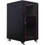 IT-BUDGET 19 inch serverių spintos SRK - 27U - 800x1000 mm - stiklo/plieno durelės - kabelių kanalai - surinkta - juoda 99ITB19SRK27810GSNM