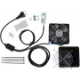 IT-BUDGET IT spintos ventiliatoriaus rinkinys su termostatu, 160 m³/h, 230 V, iš anksto sujungtas, 1 ventiliatorius 90ITBTKD180603KTHS128