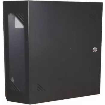 IT-BUDGET 19 inch sieninis tinklo spintelė - vietą taupantis vertikalus 19 inch tvirtinimas - 3U+2U - juoda (90ITBV19WS3S)