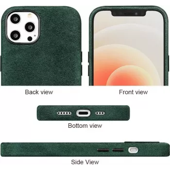 CYOO Alcantara Optik kietas dėklas iPhone 11 Pro - juodas CY121183
