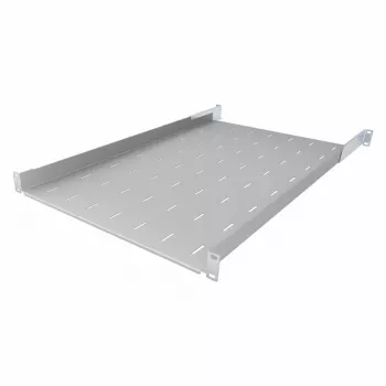 IT-BUDGET 19 inch fiksuota stelažo lentyna, šviesiai pilka, 750 mm gylio, 40 kg, 90ITB19FB750G
