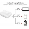CYOO įkrovimo dėklas Apple AirPods Pro (1 ir 2 kartos) ausinėms, baltas, laidinis ir belaidis įkrovimas CY121780