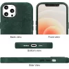 CYOO Alcantara dėklas Apple iPhone 12 Pro Max 6,7 colio - juodas CY121871