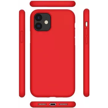 CYOO Premium skysto silikono dėklas iPhone 12 Pro Max 6,7 colio - raudonas (CY121880)