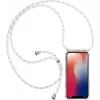 CYOO kaklo pakabukas su dirželiu iPhone 12/12 Pro 6,1 inch - baltas silikonas CY122106