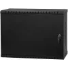 IT-BUDGET 19 inch sieninis paskirstymo korpusas, 3U, vertikalaus montavimo, 180 mm gylio, maks. montavimo gylis 300 mm, juodas 90ITBWV19VTV3S