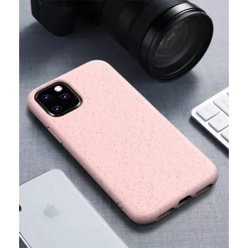 CYOO BioCase iPhone 11 rausvas biologiškai suyrantis kietas dėklas CY121587