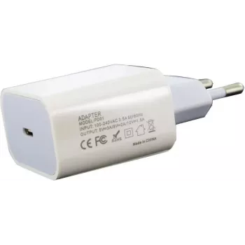 CYOO PD01 20W USB-C Power Delivery sieninis įkroviklis - baltas CY121761