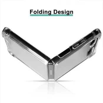 CYOO TPU silikoninis dėklas Samsung Galaxy Z Flip - permatomas (CY122089)