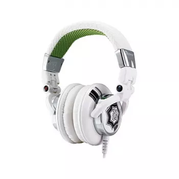 Thermaltake Tt eSPORTS Dracco baltos spalvos ausinės su 50mm tvarkyklėmis, dvigubu 3.5mm jungtimi, linijiniais valdikliais