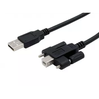 EXSYS EX-K1545V USB 2.0 kabelis A male į B male 5m juodas