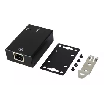 EXSYS EX-1321-WT USB 3.2 Gen1 į Gigabit Ethernet adapteris su DIN bėgio tvirtinimo rinkiniu, metalinis korpusas