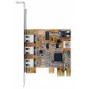 EXSYS EX-16500E-2 FireWire 1394a PCIe plėtimo kortelė, 3+1 prievadų, TI lustas