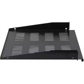 Rockstable RS19-FH18 19 inch 1U fiksuota lentyna, 400mm gylio, 25kg apkrovos, juoda