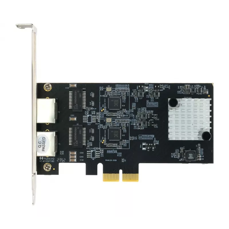 EXSYS Dual 5 Gigabit Ethernet PCIe x2 tinklo plokštė (Realtek RTL8126) EX-60152