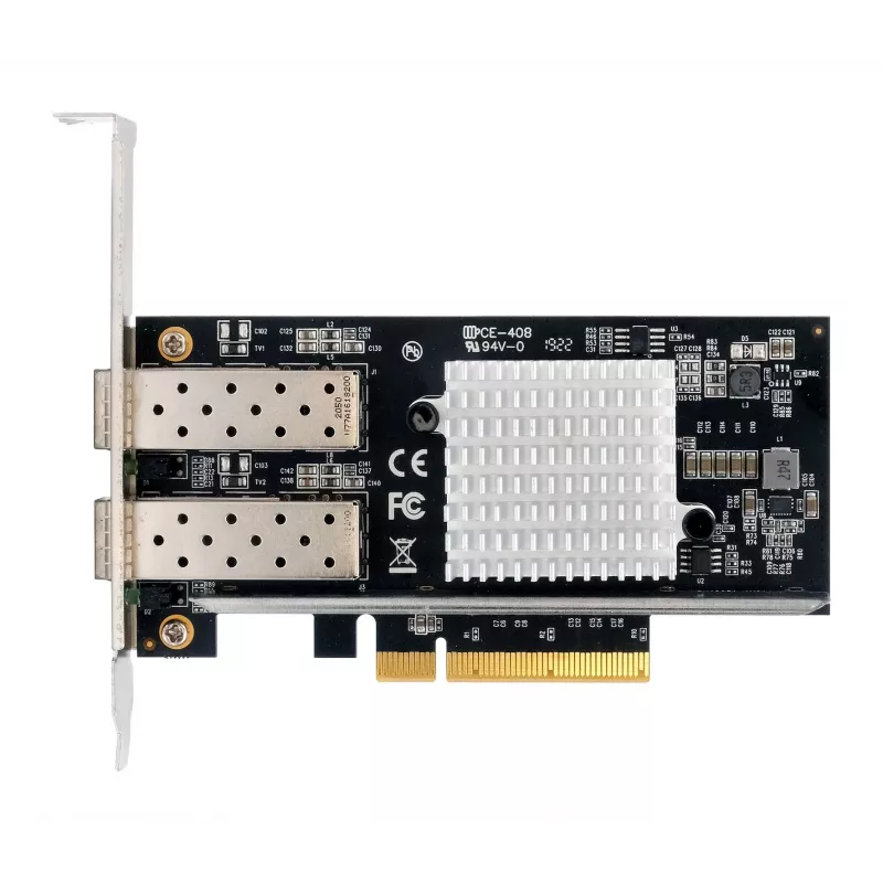 EXSYS Dual 10 Gigabit SFP+ tinklo valdiklis PCIe x8, Intel 82599ES lustas EX-60232