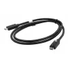 EXSYS USB 3.2 Gen 2x1 USB-C kabelis 1m juodas su vienu varžtu (EX-K1595V-1.0)