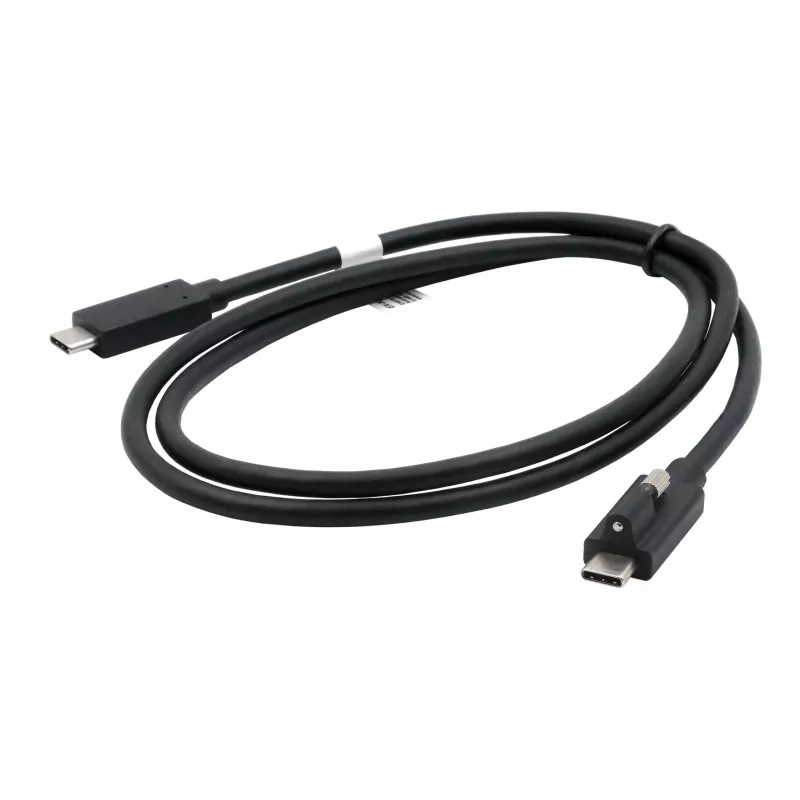 EXSYS USB 3.2 Gen 2x1 USB-C kabelis 1m juodas su vienu varžtu (EX-K1595V-1.0)