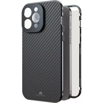 Black Rock Cover 360° stiklas, skirtas Apple iPhone 16 Pro Max, tikras anglies pluoštas (00228101)