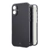 Black Rock Cover 360° stiklas, skirtas Apple iPhone 16 Plus, tikras anglies pluoštas (00228105)