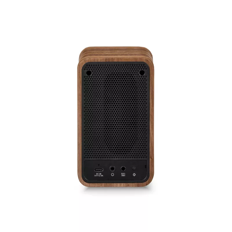 Sangean WR-9 nešiojamas FM radijas, tikro riešutmedžio korpusas, vintage dizainas, Bluetooth, 8W