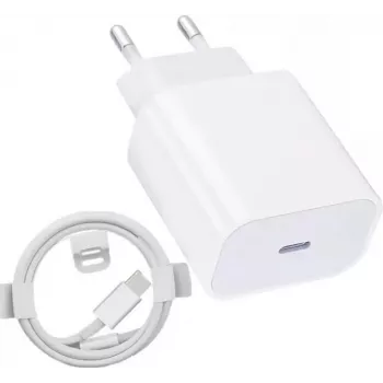 CYOO 20W USB-C sieninis įkroviklis su USB-C į Lightning kabeliu (CY123221)