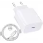 CYOO 20W USB-C sieninis įkroviklis su USB-C į Lightning kabeliu (CY123221)