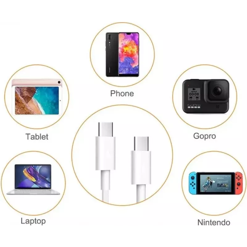 CYOO USB-C laidas 1m juodas (CY123212)