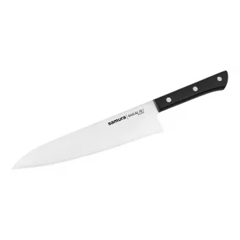 SAMURA Harakiri universalus peilis 125 mm AUS-8 plieno, juoda rankena
