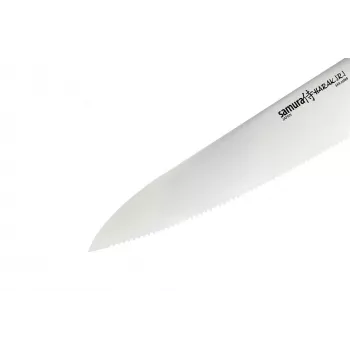 SAMURA Harakiri universalus peilis 125 mm AUS-8 plieno, juoda rankena
