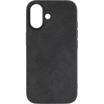CYOO Alcantara dėklas Apple iPhone 16 juodas (CY123615)