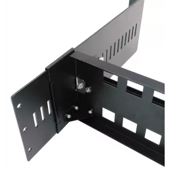EXSYS DIN-Rail montavimo komplektas, 2U, 19 colių, 35mm DIN-Rail, juodas EX-6090
