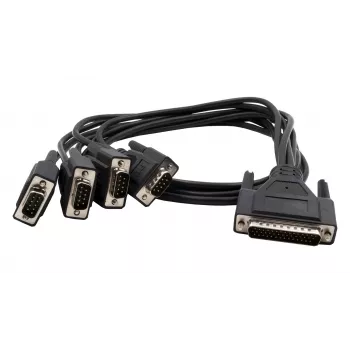 EXSYS Octopus laidas su 4 x 9 Pin, 1 metro ilgio (EX-OPTC44-9-100)