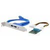 EXSYS EX-48010-3 Mini PCIe USB 3.2 Gen 1 plokštė su 2 prievadais (NEC)