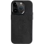 CYOO Alcantara dėklas iPhone 15 Pro Black (CY123274)