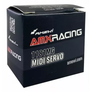 Amewi Micro-Servo AMXRacing 1181MG Midi analoginis servo su metalinėmis pavaromis (28445)
