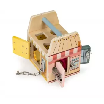 Gerardo's Toys medinis namelis su spynomis – lavinamasis žaislas nuo 18 mėn.