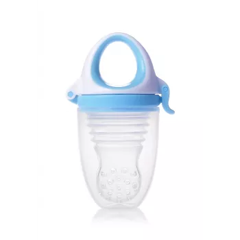 Kidsme Food Feeder Plus kūdikių maitinimo prietaisas nuo 6 mėnesių, akvamarino spalvos