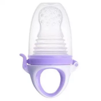 Kidsme Food Feeder Plus kūdikių maitinimo prietaisas nuo 6 mėnesių, levandų spalvos