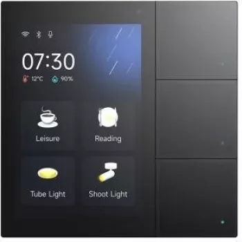 GVS Touchpanel S3 10,1 inch KNX jutiklinis skydelis su vaizdo domofonu ir programėlių serveriu, juodas 503051163