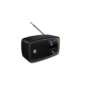 Philips Century nešiojamas radijas, juodas
