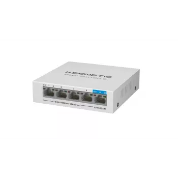 Keenetic Switch 5 PoE+ 5 prievadų stalinis komutatorius