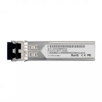EXSYS EX-SFP-0055 SFP siųstuvas-imtuvas LC Duplex daugiamodis 550m 1.25Gbps 850nm -40°C iki 80°C