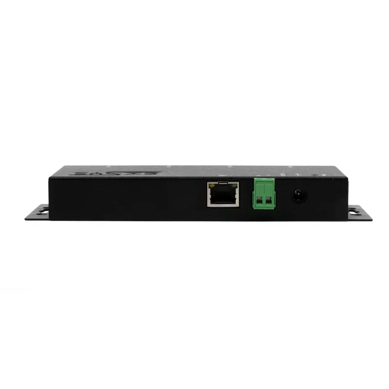 EXSYS EX-6164 4 prievadų RS-232 serijinis įrenginių serveris, Ethernet į serijinį, metalinis, 10/100 Mbps, Virtual COM