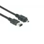 EXSYS FireWire 1394a laidas 6-pin į 4-pin, 1,5 m, juodas EX-K6810