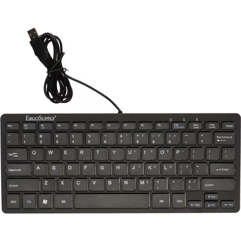 DSIT TB-602 Targus mini klaviatūra su USB, USA/Nordic išdėstymas, 19 inch serverių spintoms
