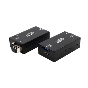 EXSYS EX-1448MM 2 portų USB 3.2 Gen1 prailgintuvas per daugiamodį optinį kabelį iki 300 m