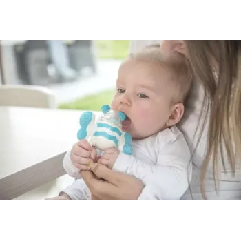 Kidsme Bumble Bee kramtymo žaislas su barškučiu, 3M+