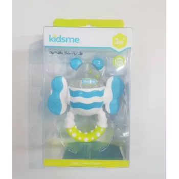 Kidsme Bumble Bee kramtymo žaislas su barškučiu, 3M+